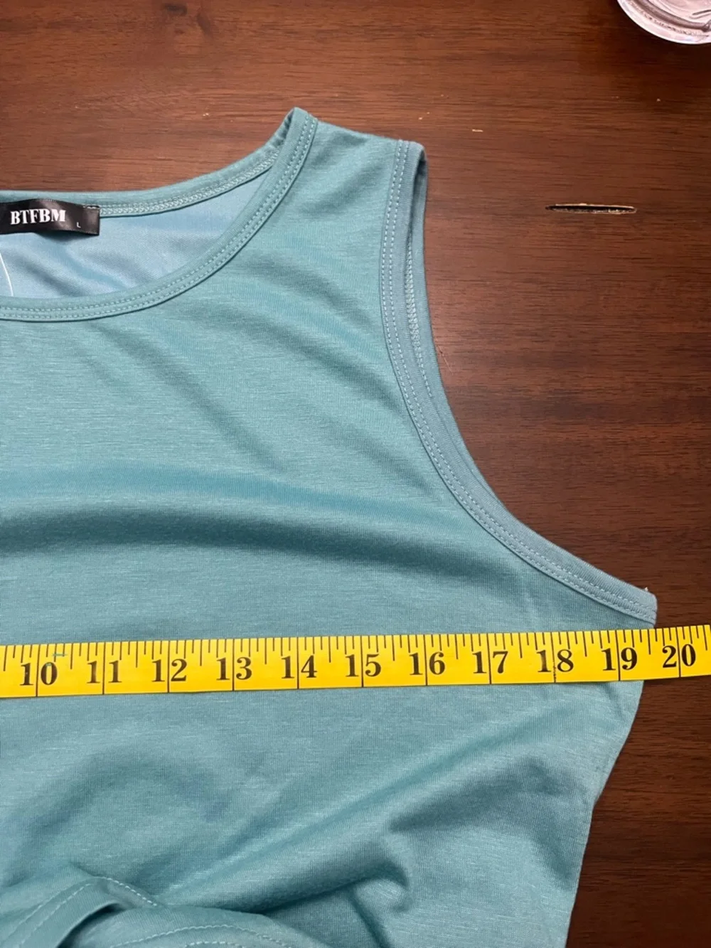 BTFBM Women's Dress Soft Stretch BodyCon w/ Ruched Side Sleeveless Large - Picture 6 of 6